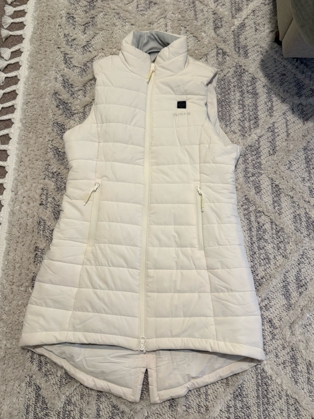 Tribeca Women’s Heated Long Quilted Puffer Vest by Ororo